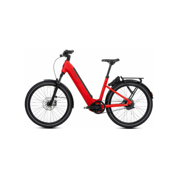 Vélo Électrique Rouge Femme