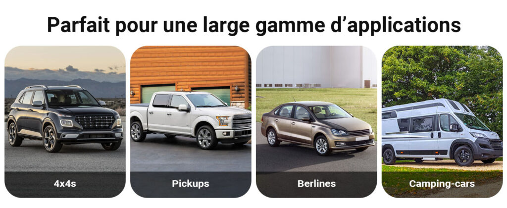 Porte Vélo Électrique Attelage 60 Kg banniere multi