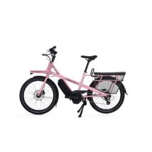 Vélo Électrique Cargo Couleur Rose