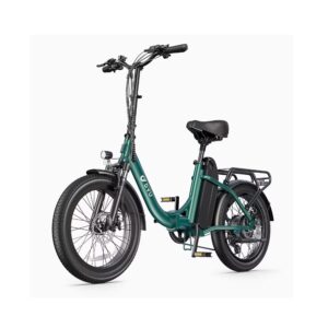 Vélo Électrique Vert Pliable